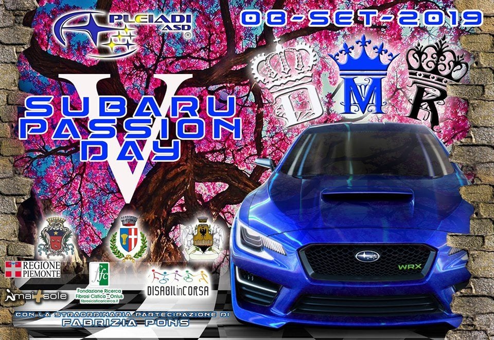Locandina del Subaru Passion Day