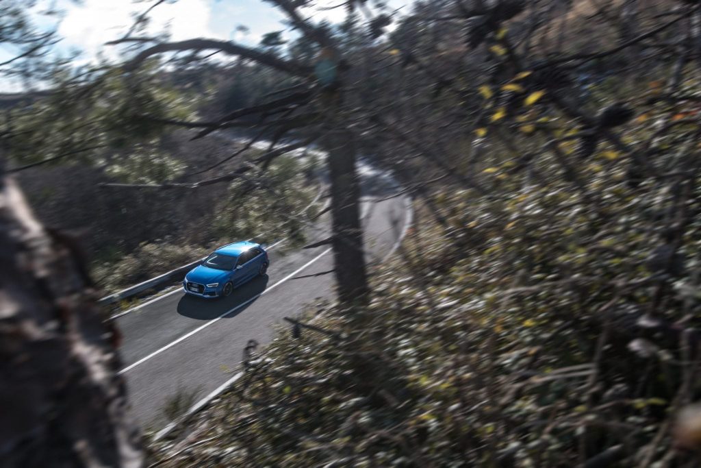 Prova su strada dell'Audi RS 3 Sportback